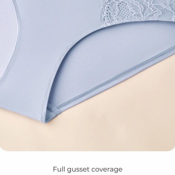 Edie High-Rise Brief M Light Blue - Picture 2 of 6